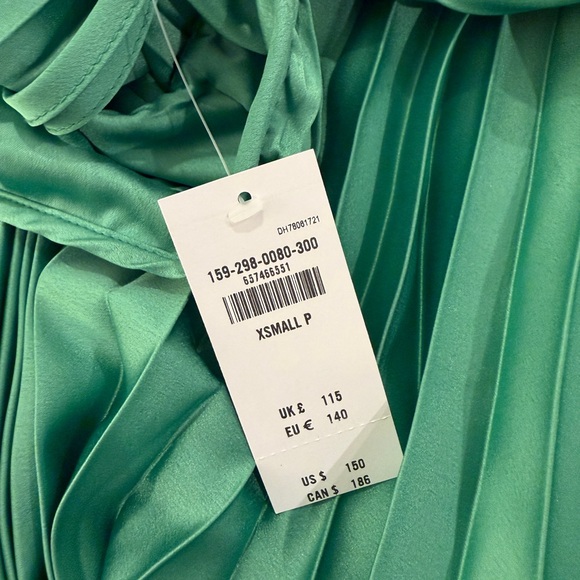 NWT A&F Giselle Pleated Cutout Maxi Dress - Picture 5 of 5